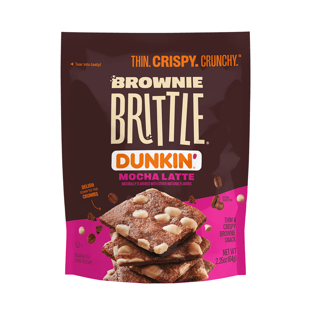 Dunkin’ Mocha Latte Brownie Brittle 2.25 oz. Pouch