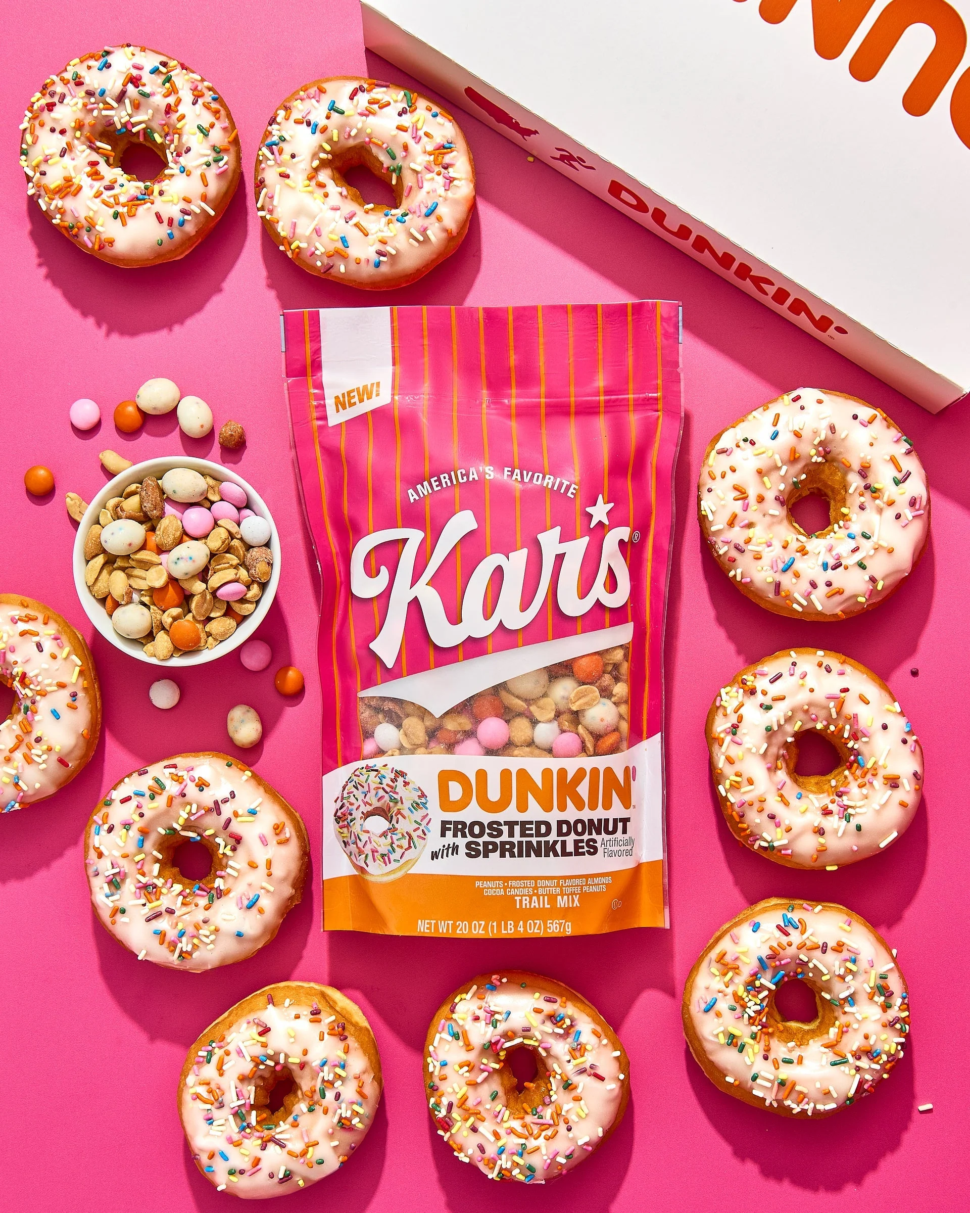 Kar's Nuts - DUNKIN'™ Frosted Donut with Sprinkles 2 oz - Image 3