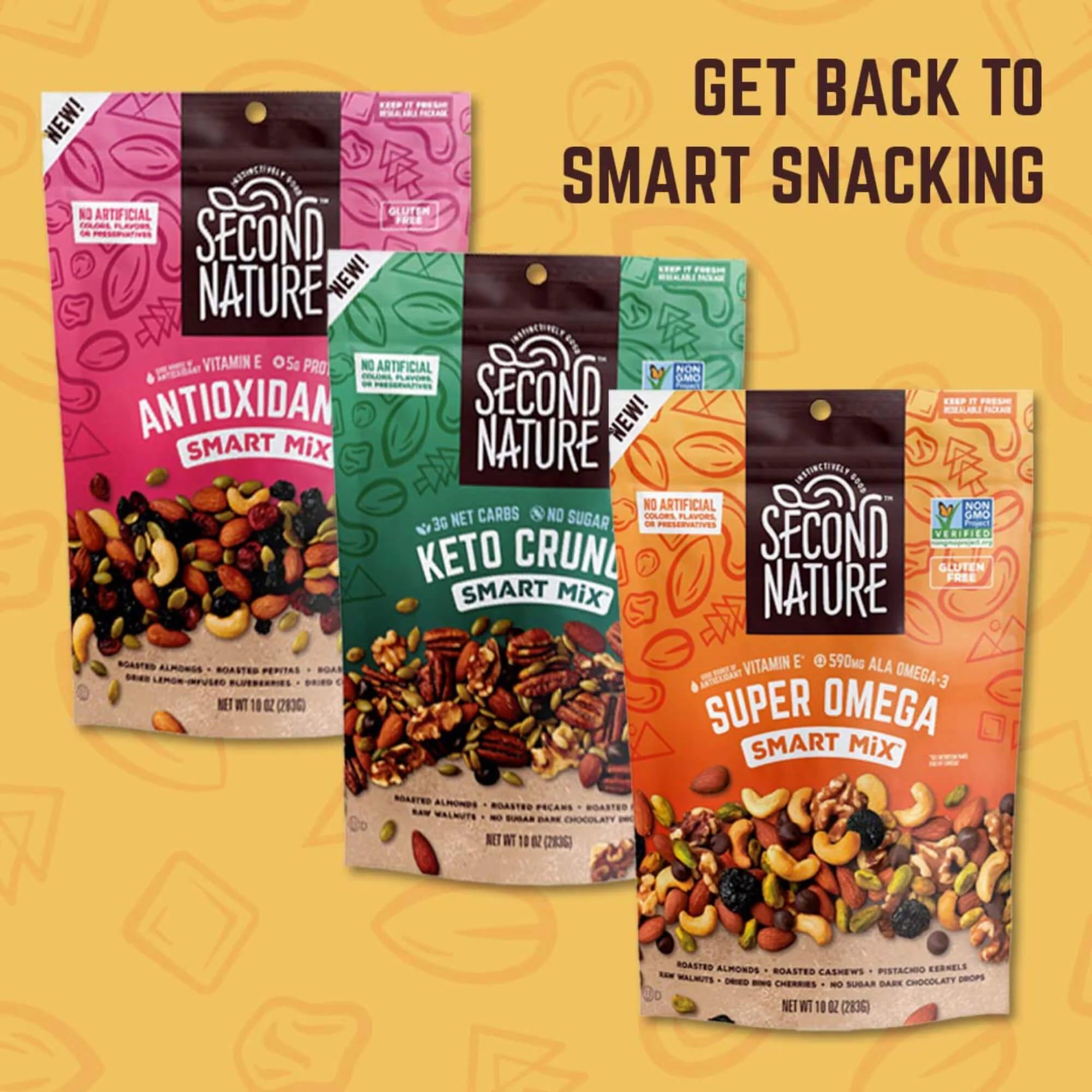 Second Nature Snacks - Keto Crunch Smart Snack Mix - 10 oz. - Image 3