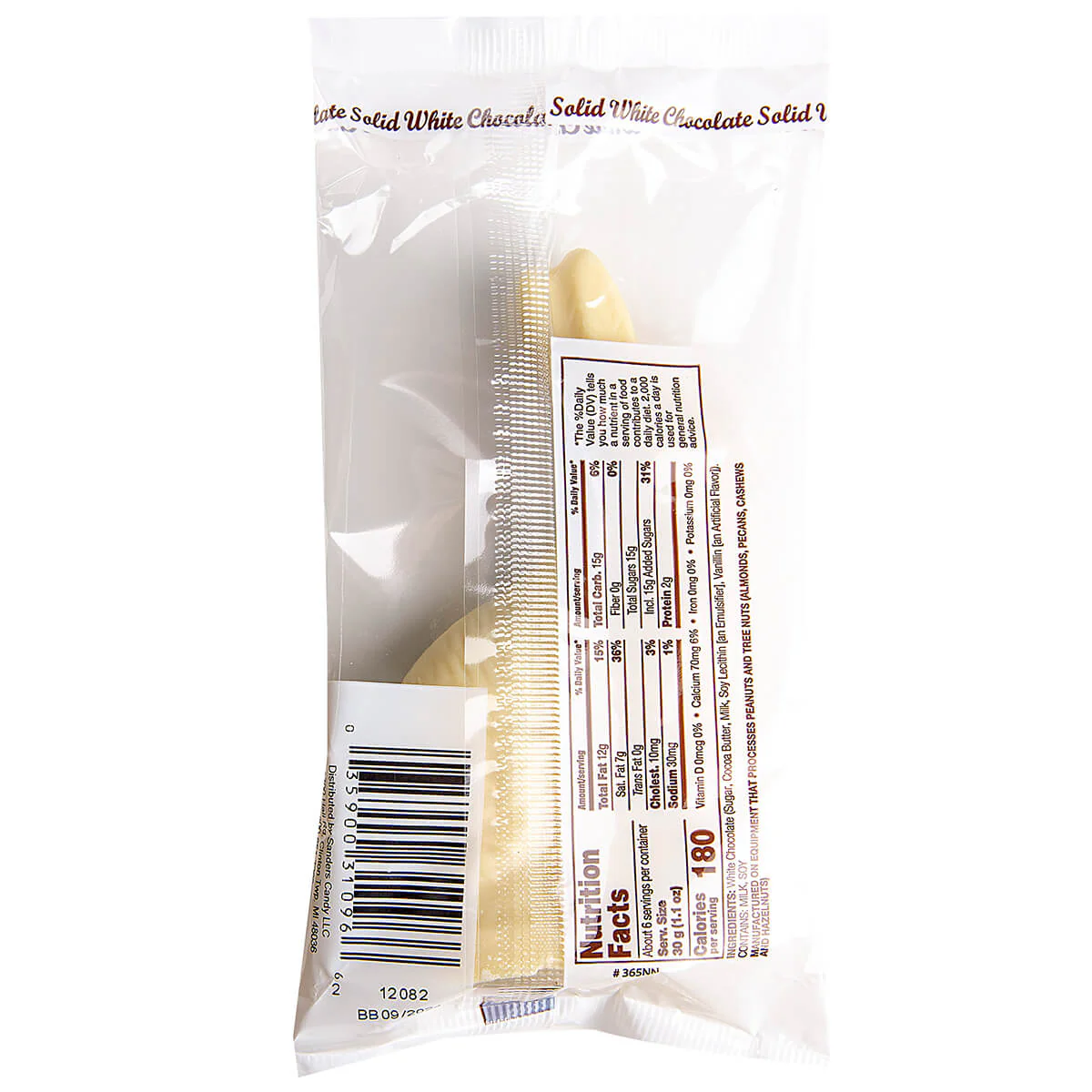 White Chocolate Solid Easter Bunny - Image 4